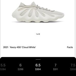 Cloud White Yeezy